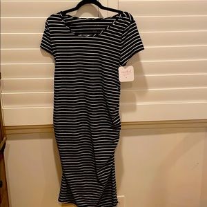 Maternity midi dress